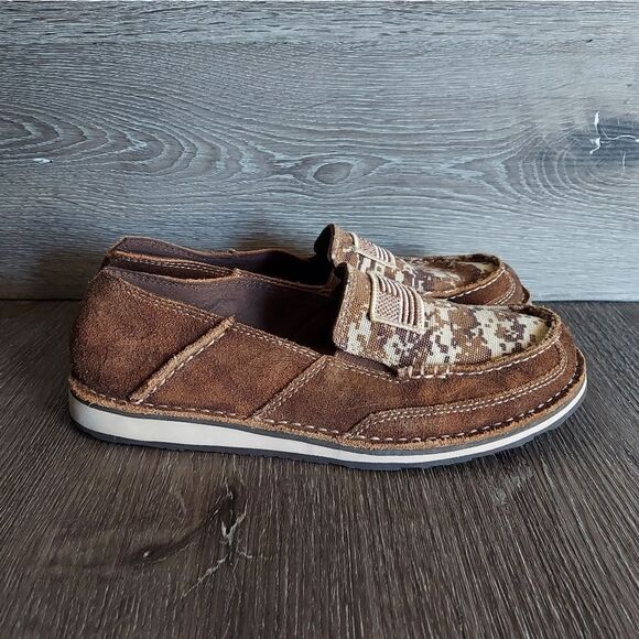 Ariat Cruiser Patriot Moc Toe Slip On Casual Western 9B - Picture 1 of 10